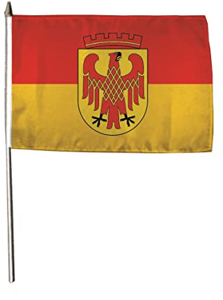 U24 Flagge Fahne Stockflagge Potsdam 30 x 45 cm Stockfahne 3er Pack