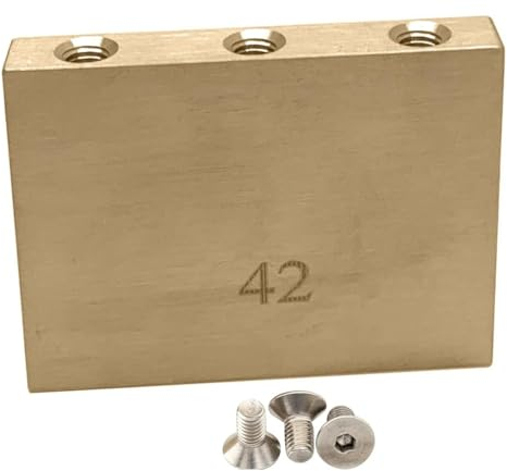 TUOREN Fat Brass Tremolo-Block für Floyd Rose E-Gitarre (42 mm)