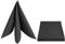Leinen Optik Servietten 4er-Set Eckig 50 x 50 cm Grau Anthrazit Abwaschbar Wasserabweisend Fleckschutz Pflegeleicht mit Saumrand