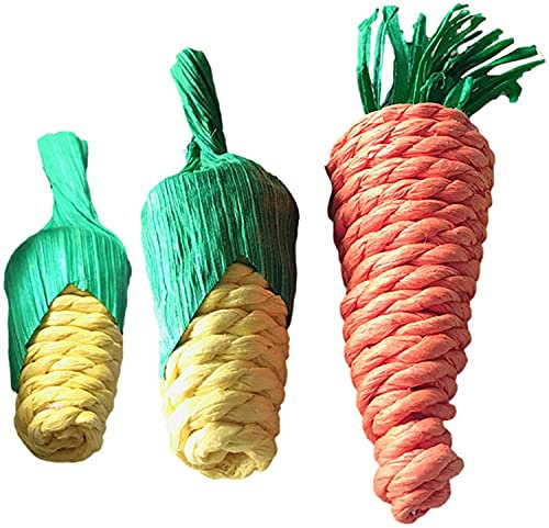 Jouets à mâcher pour lapins Jouets à mâcher pour hamster Jouets pour hamster Jouets à mâcher Dentifrice hamsters Dentifrice Jouets pour petits animaux Jouets à mâcher naturels sans additifs non coloré