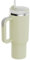 YOUEXPERT 40 oz Tumbler mit Griff und Stroh, Edelstahl Tumbler mit Deckel und Stroh für Auto Sport Reise Cup Geschenk für Christmas40oz Isolierte Tumblers (Düne)