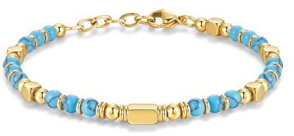 SIUMAL Boho Armband Damen, Silber & Gold Stapelbar Schmuck Geschenke | Handgefertigtes Design, Verstellbar, Leicht und Komfortabel, Geeignet für Den Täglichen Gebrauch
