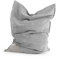 mokebo Sitzsack XXL mit Cord Bezug für Kinder & Erwachsene 'Der Große', Bean Bag für Indoor & Outdoor mit Füllung & Cover (nur Indoor), Sitzkissen, Bodenkissen, Riesen-Sitzsack in 130x170cm, Grau