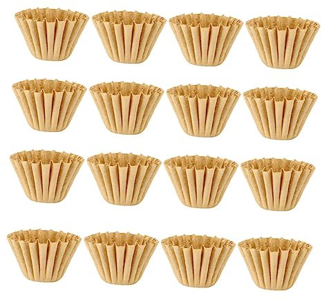 50 Stück Einwegkorb-Kaffeefilter ungebleichte Tropfkaffeemaschine coffee filter paper kaffefilter handfilter Sieb kaffeepadmaschine Filterpapier Handtropffilter Handgebrauch Kuchen