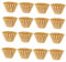 50 Stück Einwegkorb-Kaffeefilter ungebleichte Tropfkaffeemaschine coffee filter paper kaffefilter handfilter Sieb kaffeepadmaschine Filterpapier Handtropffilter Handgebrauch Kuchen