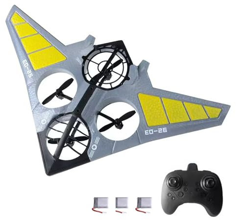 Goolsky RC Flugzeug, Ferngesteuertes Schaumstoff-Drohne, 2,4 GHz, 360° Stunt-Rotation für Kinder