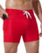 Arcweg Badehose für Herren Schnelltrocknend Schwimmhose Badehose Männer Jungen Beachshorts eng Boardshorts Strand Shorts Sport Kurz Hose mit Taschen Rot XL（EU