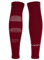 Performance Football Sock Sleeves - Premium LION BREATHE Technology - Breathable Mesh To Reduce Pressure On Calf Muscles (UK, Alpha, L, Burgundy)