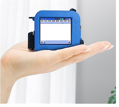 Impresora de inyección de tinta portátil Impresora de mano Mini impresora de inyección de tinta manual inteligente portátil Inyección de tinta pequeña completamente automática para código fecha logoti