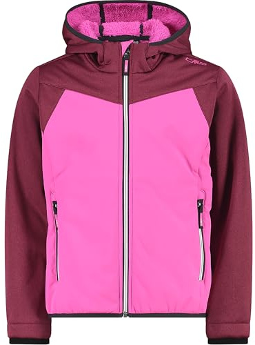 CMP Uni Kinder Giacca Da Bambina Con Cappuccio Fisso in Softshell Accoppiato Jacke