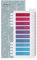 Ordinate 200 Stück Sticky Notes, Transparent Haftnotizen zum Markieren, Haftstreifen, Seitenmarkieren, Ästhetischer Haftnotizzettel, Full Color of Gradient (K-200 Stück Orchid Rose)