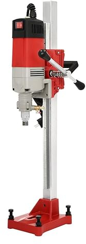 Taladro de núcleo vertical de diamante, máquina para perforación de núcleos de hasta 80 cm de profundidad y 165 mm de diámetro con eje M22