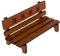Alasum 2St Miniatur Bank Dekoration Mini-Gartenparkbank kleines Hauszubehör Mini-Puppenmöbel Parkbänke Modell Home Decor Home Dekoration Miniatur-Parkbank Kleines Hausdekor Brown