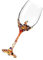 CRILSTYLEO Weinglas emailliert hausbar kristallglas red wine glasses Hochzeitsweinglas Dekoratives Weinglas Weinkelch Rotweingläser emaillierter Kelch Hochzeit Weinbecher Kristallmaterial