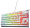 SteelSeries Apex 3 TKL Blanc Clavier Gaming RGB - Format Compact sans pavé numérique - Illumination RGB sur 8 Zones - Résistant à l’Eau et à la poussière - Switchs Gaming Silencieux -Format FR AZERTY