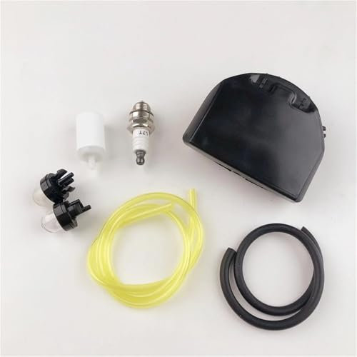 AOIUU Kit de ajuste del filtro de aire for motosierra Hu-sqvarna 455, 455E, 460, 455, 460 Rancher, 537 25 57-03, 503443201, cebador.