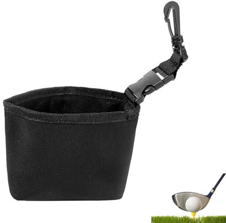 Golf Club and Ball Cleaning Bag,Golf Club Cleaner Waterproof Scrub Bag Pouch with Detachable Clip,Portable and Machine Washable Club Washer Grooves Kit,Golf Accessories for Men Women