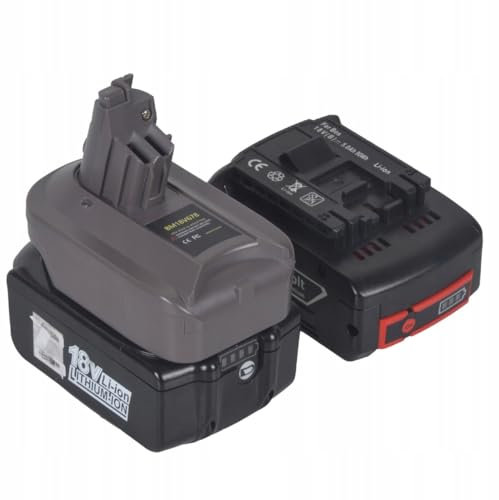 Rosfix Adapter für Akkustaubsauger – Adapter für Dyson V6/V7/V8 Staubsauger | Kompatibel mit Bosch Akkus | Hohe Qualität, Schutz vor Überhitzung | Zubehör für Staubsauger