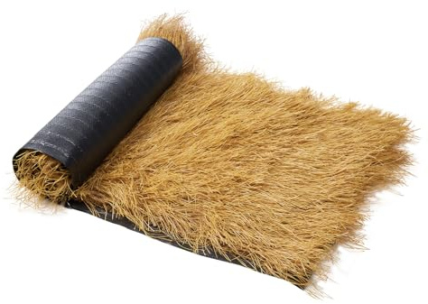 VEVOR Künstliches Strohdach, 40 x 120 cm, Synthetisches Strohgrasdach, Reetdachsimulation, Reetdachrolle, Palapa-Tiki-Dachmatte für Terrasse, Pool, Strand, tropische Hawaii-Partydekoration