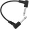 MUELODSIC Guitar Cable Right Angle Audio Patch Cable for Electric Guitar and Bass Copper Conductors for Optimal Signal Transmission Compatible Effects Pedals and Amplifiers