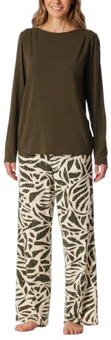 Schiesser Damen Schlafanzug lang Modal Jersey - Selected Premium