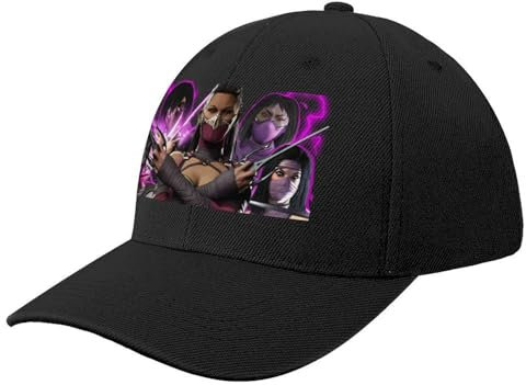 JYKJUEDZ Baseball Kappe Mortal Kombat 1 Mileena MK Harte benutzerdefinierte Junge Frauen