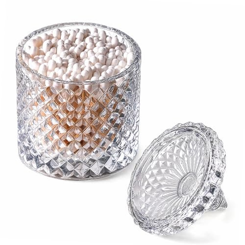 Cotton Swab Container,Behälter Für Wattestäbchen,Wattepads aufbewahrung,Bad zubehör,Kosmetikaufbewahrung,Tampon,ohrenstäbchen,ohrstäbchen,Badezimmer organizer,spender,box,q tips holder,qtip jar,q-tip