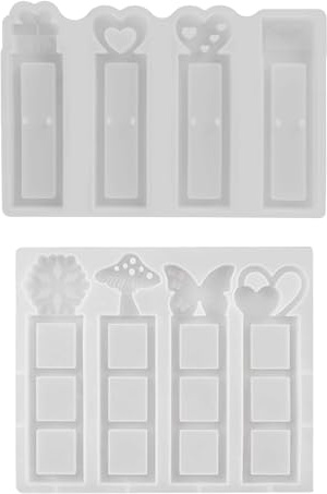 8 Stück Silikonformen Gießformen Geschenkbox, Silikonformen Weihnachten, DIY Herzen Schmetterling Gipsformen, Gießformen Silikon für Ostern Weihnachten Pralinenschachtel Geldgeschenke