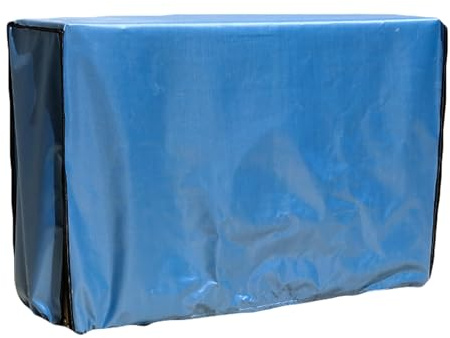 Abdeckung Klimaanlage Außengerät, Klimaanlage Abdeckung, Dickes Oxford-Gewebe, Vollständiger Schutz, Sonnenschutz und Wasserdicht(Blue,74x54x26cm/29x21x10in)