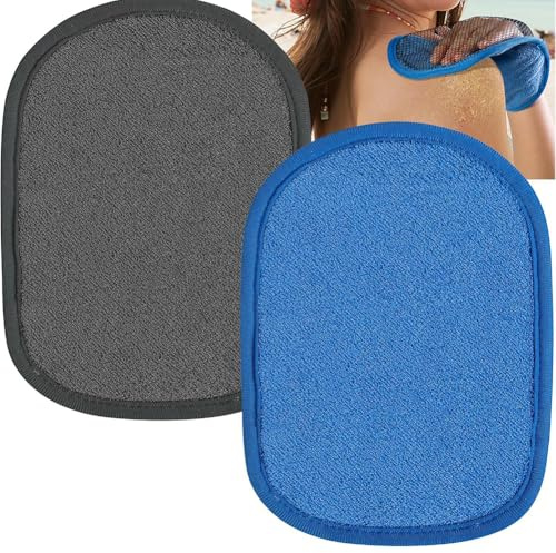 2PCS Sand Remover for Beach,Beach Sand Cleaner, Soft Sand Wipe Off Mitts,Quick Dry & Reusable Sand Wipe Off Mitts, Reusable Sand Wipe Off Mitt Accessories for Holiday Camping, Outdoor Surf, Summer Bea
