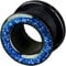 viva-adorno 1 Stück Flesh Tunnel Acryl Glitzerdesign zum Schrauben Z2c, Größe: 10mm, Blau