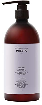PREVIA Organic Borage Glycerides Luscious Curls Treatment 1 Liter