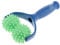 Massageball Roller mit Griff Igelball Roller Handmassage Fußmassage Massageroller Selbstmassagerolle 20cm, Blau + Grün, wie beschrieben