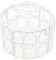 URBNLIVING White Wire Mesh Round Box