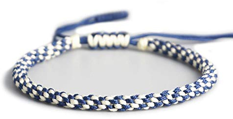 EXINOX Pulsera Tibetana de Nudos | Hombre Mujer | Pulsera Tradicional Budista