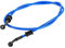Keenso 50cm -120cm Motorrad Geflochten Stahl Bremskupplung Ölschläuche Line Pipe Bunte Motorrad Pit Dirt Bike Enduro Motocross Street Bikes(1200mm-Blau)