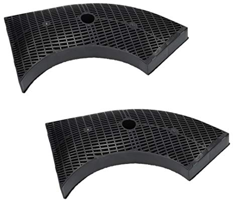 2 x Aktivkohlefilter Kohlefilter Filter für Whirlpool Bauknecht 481281718533 484000008582 Wpro AMC859 Dunstabzugshaube