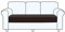 TAOCOCO Sofa Sitzkissenbezug, Elastischer Sofa Sitzkissenbezüge, Ajustable, Waschbar, Protection Meubles Couvre Pour Canapé (Schokoladenbraun,3 Sitzer)