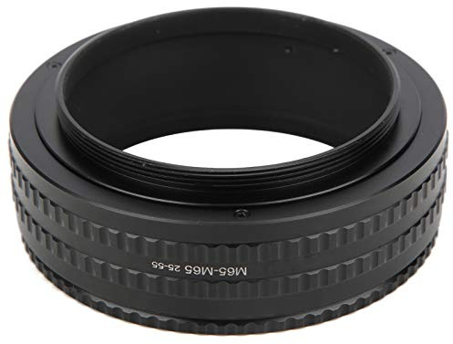 25-55 mm Fokussier-Helicoid-Röhrenadapter, Kamera-Makro-Verlängerungslinsenrohr für M65-M65-Mount-Objektive, Helicoid mit Variabler Vergrößerung aus Aluminiumlegierung