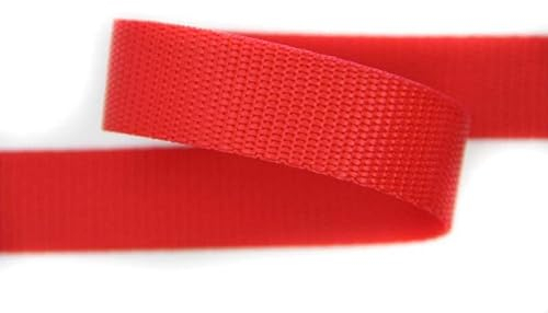 30mm | 5m Gurtband | Farbauswahl I 100% Polypropylen (rot, 20mm)