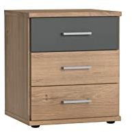 möbelando Kommode >Click< (B/H/T: 46x58x40 cm) in Plankeneiche-Nachbildung