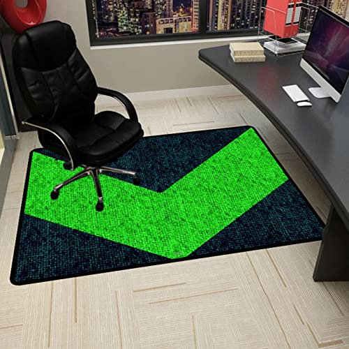 Floor Protector Chair Mat 70*100cm Gaming Chair Mat Floor Anti-Slip Gaming Chair Mats Hard Floor Non-Slip Office Chair Mat For Low Pile Carpet Protector Desk Chairmats Office Floor Protector Mat