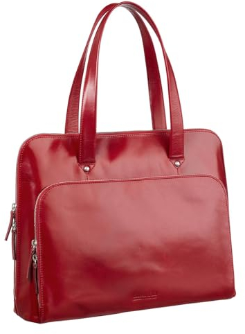 Leonhard Heyden Cambridge Briefcase 1 Compartment Rot