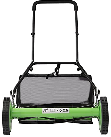 Hand Rasenmäher Manueller Spindelmäher Handrasenmäher Verstellbarer Hand Push Rasen Rasenmäher 20 Zoll für die Pflege des Rasenlifts im Garten