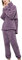 Pigiama Pile Donna Cotone Taglie Forti Felpato Pigiama Due Pezzi Morbido Caldo Sexy Pigiama Pile Invernale Lungo Pesante Completo Termico Abbigliamento da Notte Curvy Elegante