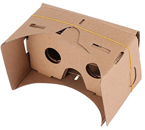 Wresetly 15,2 cm DIY 3D VR Virtual Reality Brille Hartfaserplatte für Cardboard