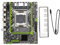 Tangxi X79D 2.0 Micro ATX Motherboard, LGA2011 M.2 NVM, Gaming Computer Motherboard mit Dual Channel DDR3, für Xeon E5