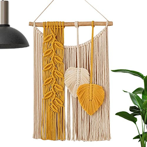 LOSOO Pared Boho Macramé | macramé Bohemio Pared - Decoración tapicería Arte Bohemio Moderno para Adorno Pared casa