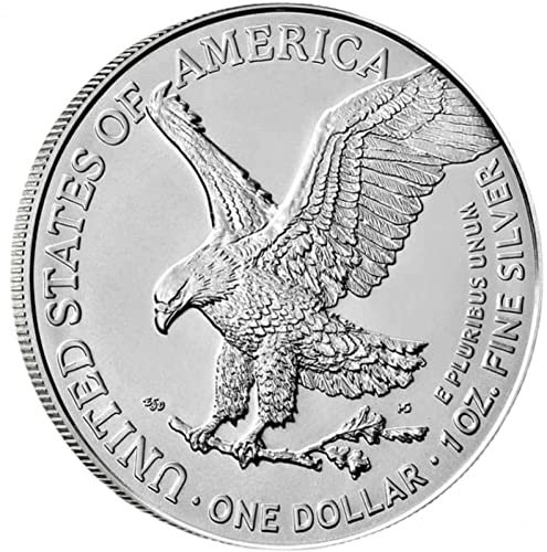 Luxylei 2022 Moneda De Dólar Águila De Libertad De EE. UU. Monedas Conmemorativas Moneda De Plata Americana Coleccionables Monedas De Decoración del Hogar