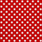 HEKO PANELS Stoff Oxford Wasserdichte Meterware Canvas-Stoff Polyester Stoff Zum Nähen Nähstoffe Dekostoffe Wasserabweisend Blickdicht Gepunktet Rot Weiß 2 Meter 155 x 200 cm